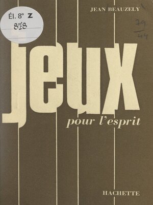 cover image of Jeux pour l'esprit